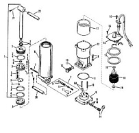 Компоненты силовой отделки(S/N: 0D182000 и выше) 2-Х ТАКТНОГО ПЛМ MERCURY 55 Серийный номер от 9741042 до 9885344