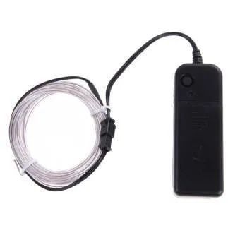 Нить светодиодная (D2.3мм, L-2м, 60LED) 3V (цв. красный)